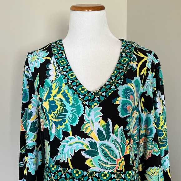 Passport by Susan Graver Floral Print Maxi Dress Size XS - Picture 2 of 11